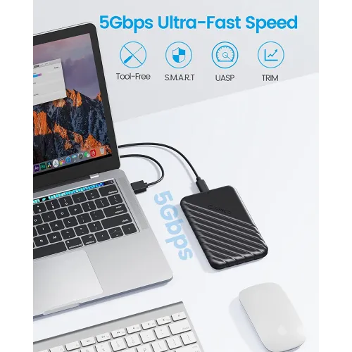 ORICO 25PW1-U3 USB3.0 MICRO-B 2.5 INCH HARD DRIVE ENCLOSURE - Image 4