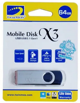 TwinMOS USB 3.0 Pendrive 64GB X3 - Image 4