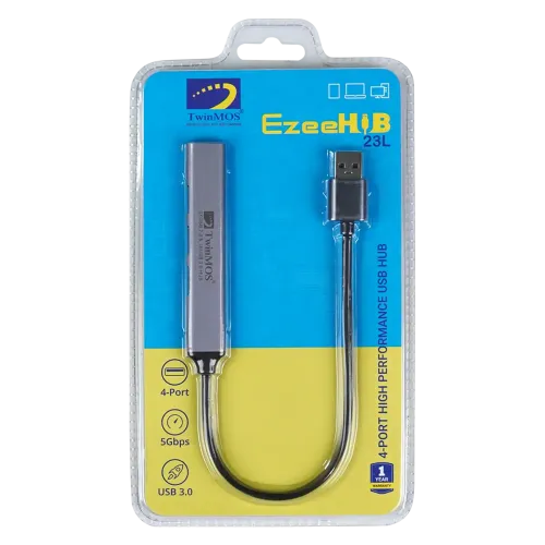 TwinMOS EzeeHUB-23L 4-Port USB Hub - Image 3