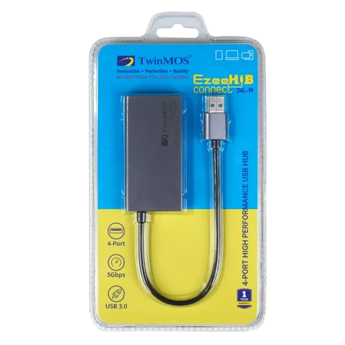 TwinMOS USB HUB Usb 3.0 4 Port 34L - Image 2